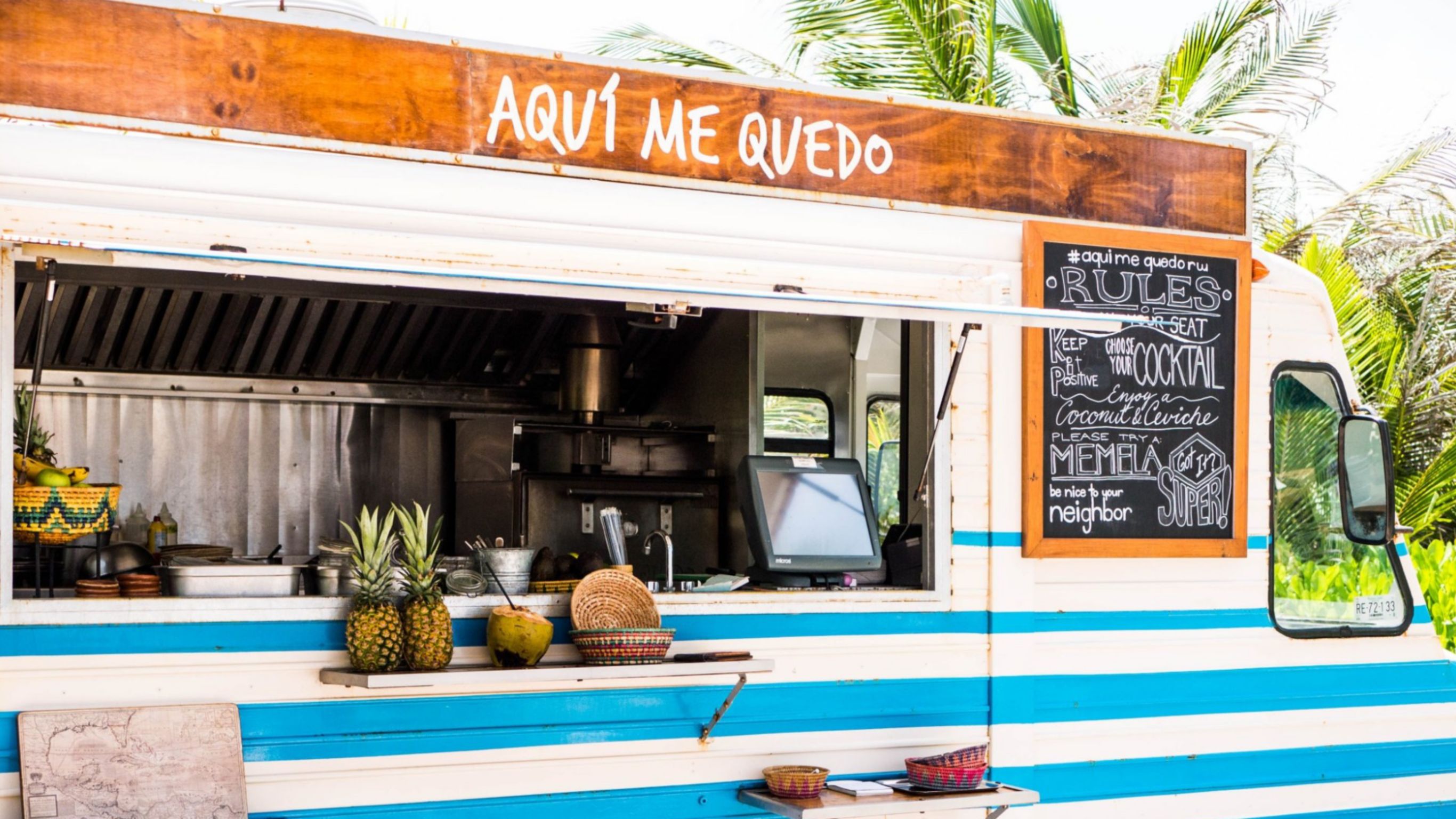 Aquí Me Qudeo 餐厅 La Cantina 餐车